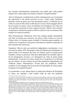 La compétence du juge pénal ivoirien face aux crimes internationaux
