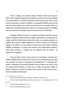 Pouvoir paternel et pouvoir politique du XVIème siècle à 1914