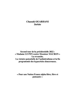 Second tour de la presidentielle 2022