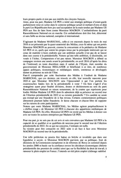 Second tour de la presidentielle 2022