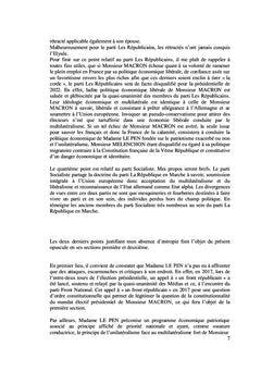 Second tour de la presidentielle 2022