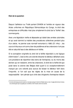 Essai sur le droit des entreprises en difficultés