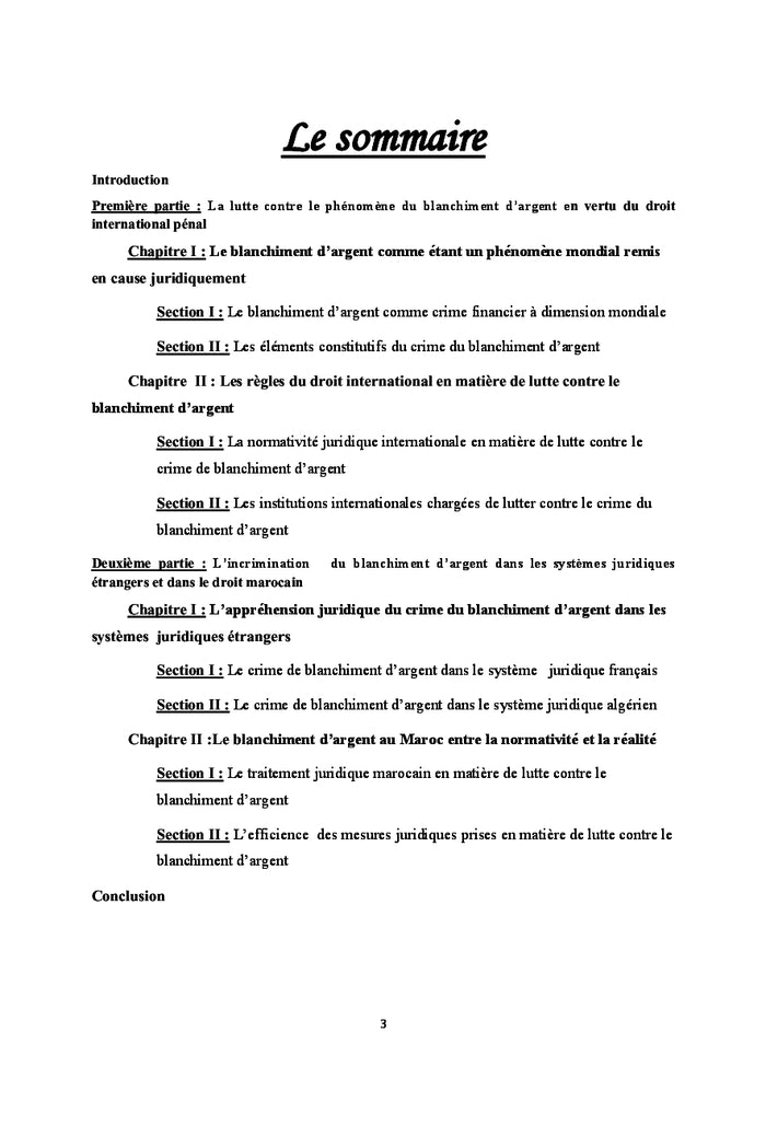 Blanchiment d'argent