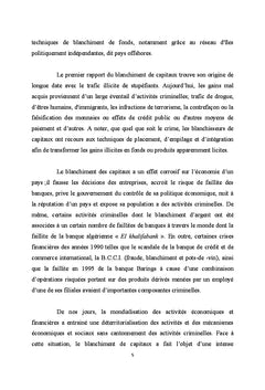 Blanchiment d'argent