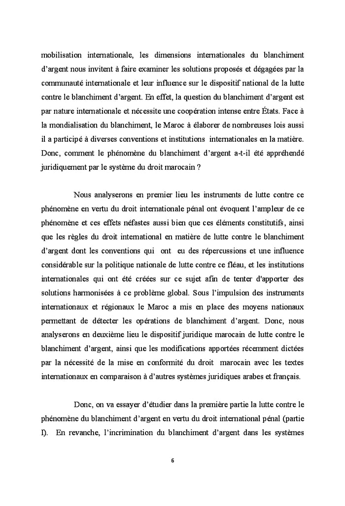 Blanchiment d'argent