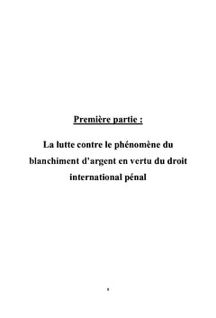 Blanchiment d'argent