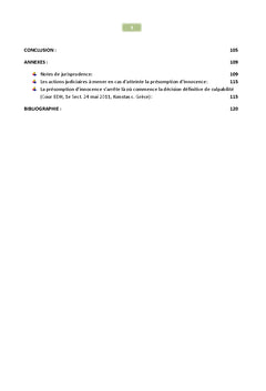 Réflexions sur la présomption d'innocence en droit procédural pénal marocain