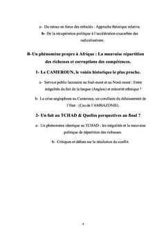 VOIR " au-delà " du phénomène Boko Haram !