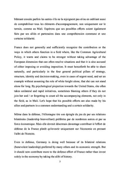 Propositions Défense, Sécurité et Rel. internationales de l'I.R.C.E.