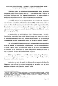 L'interaction entre la gouvernance d'entreprise et la qualité d'audit