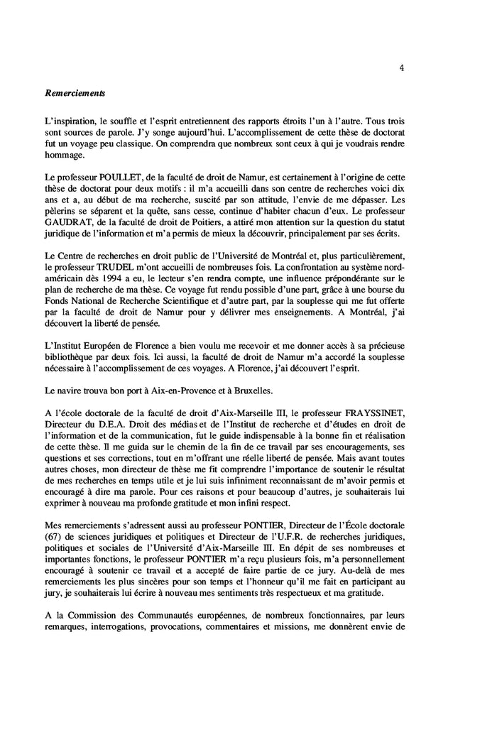 Le statut de l'information numérique en droit communautaire