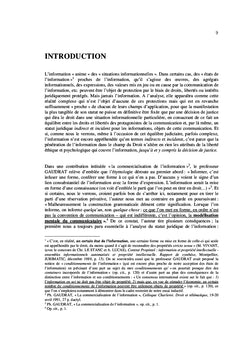 Le statut de l'information numérique en droit communautaire