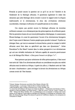 Phenomenologie et Theologie