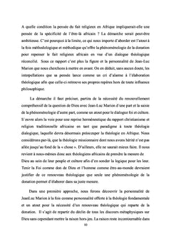 Phenomenologie et Theologie