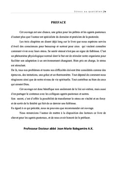 Le stress au quotidien. Particularité dans la pastorale des prêtres