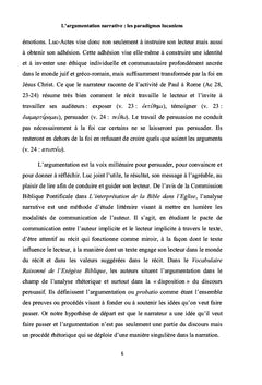 Luc-Actes: une rhétorique narrative