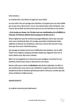 Les Cycles de Dieu dans notre vie