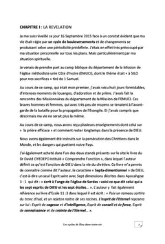 Les Cycles de Dieu dans notre vie