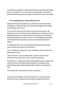 Les Cycles de Dieu dans notre vie