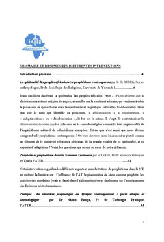 Prophétisme biblique et prophétisme contemporain