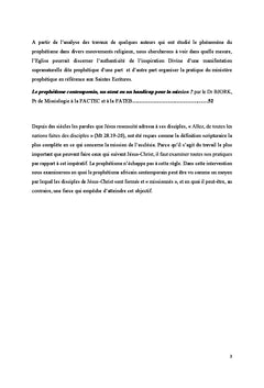 Prophétisme biblique et prophétisme contemporain