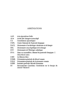 Les paroles ritualisees