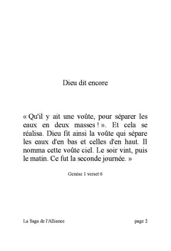 La Vie ou la Saga de l'Alliance