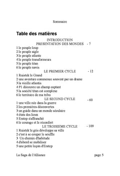 La Vie ou la Saga de l'Alliance
