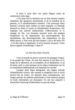 La Vie ou la Saga de l'Alliance