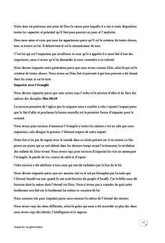 Impacter sa generation autrement selon le contexte biblique