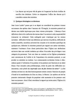 La figure du pasteur en Afrique contemporaine