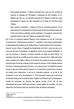 La figure du pasteur en Afrique contemporaine