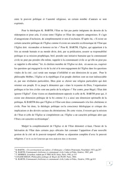 L'Eglise dans un état laïc