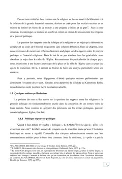 L'Eglise dans un état laïc