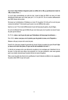 Le fruit de la justification