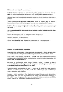 Le fruit de la justification