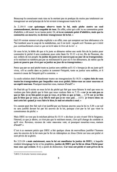 Le fruit de la justification