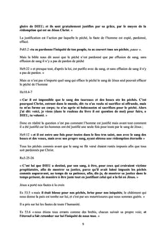 Le fruit de la justification