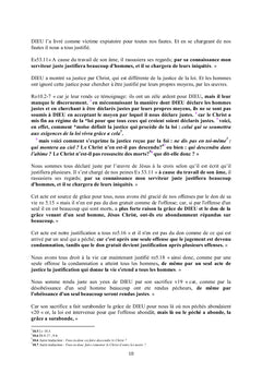 Le fruit de la justification