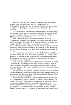 Les Choses Saintes, L'esprit