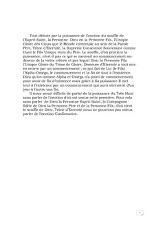 Les Choses Saintes, L'esprit