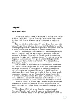Les Choses Saintes, L'esprit