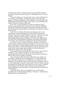 Les Choses Saintes, L'esprit