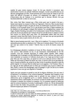 Raisons chretiennes de croire
