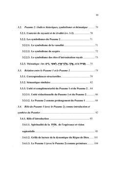 Rôle du Psaume 1 (et 2) comme introduction et synthèse du Psautier