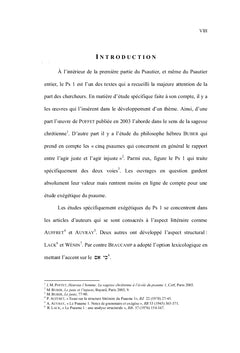 Rôle du Psaume 1 (et 2) comme introduction et synthèse du Psautier