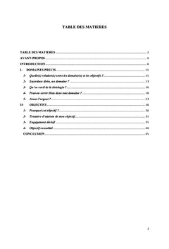 Se fixer des objectifs precis A base des domaines licites