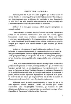 Quelle fatalite ?