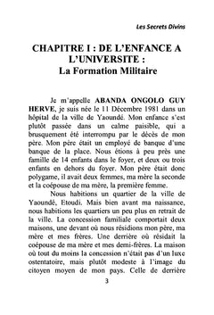 Les secrets divins
