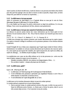 La prière, la clé de la délivrance